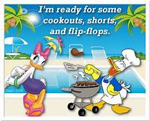 Every Summer with cookouts, shorts and flip flops
