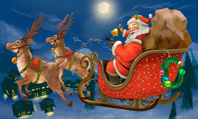 One Stop Christmas Shopping with Santa and his sleigh